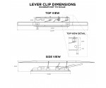 200 mm Lever Clipboard Clip 